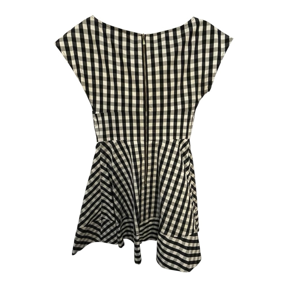 kate spade Black and White Checkered Midi Dress - Picture 4 of 6